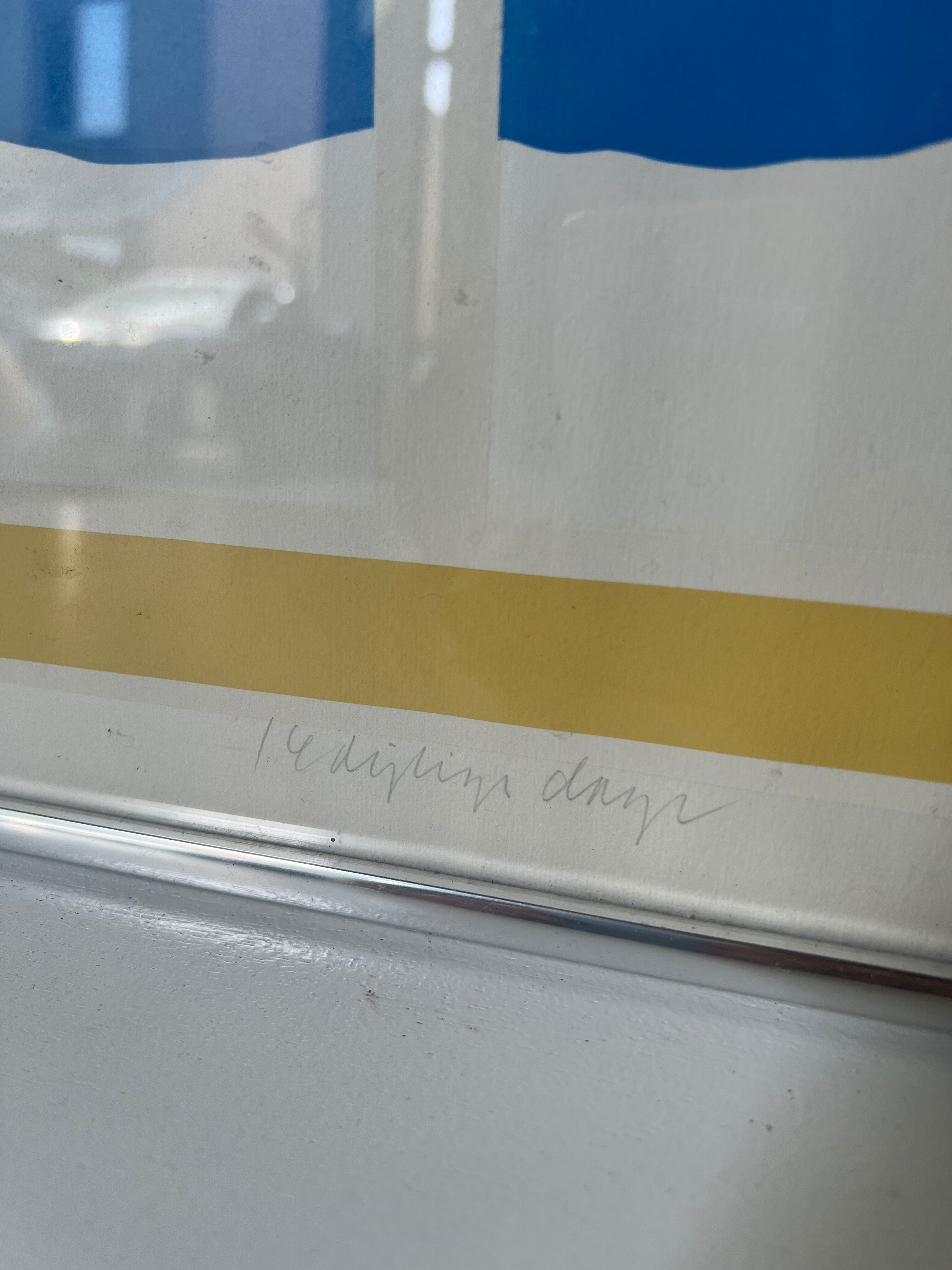 Ole Kortzau lithograph from the 1970s, Copenhagen