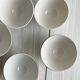 Set of 5 small ceramic bowls