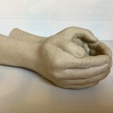 Hand-shaped candle holder