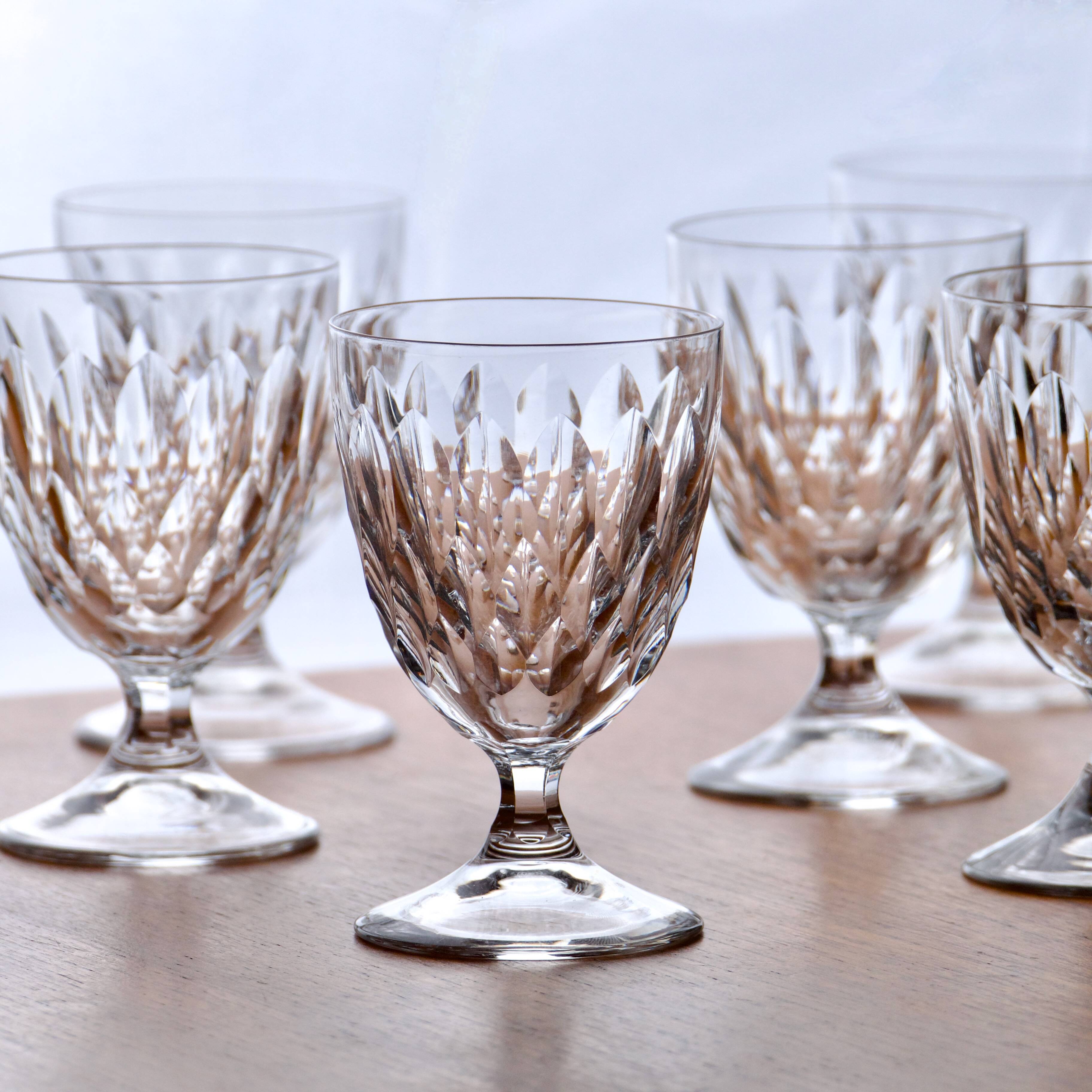 Villeroy & Boch antique crystal glasses
