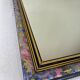 Vintage floral mirror