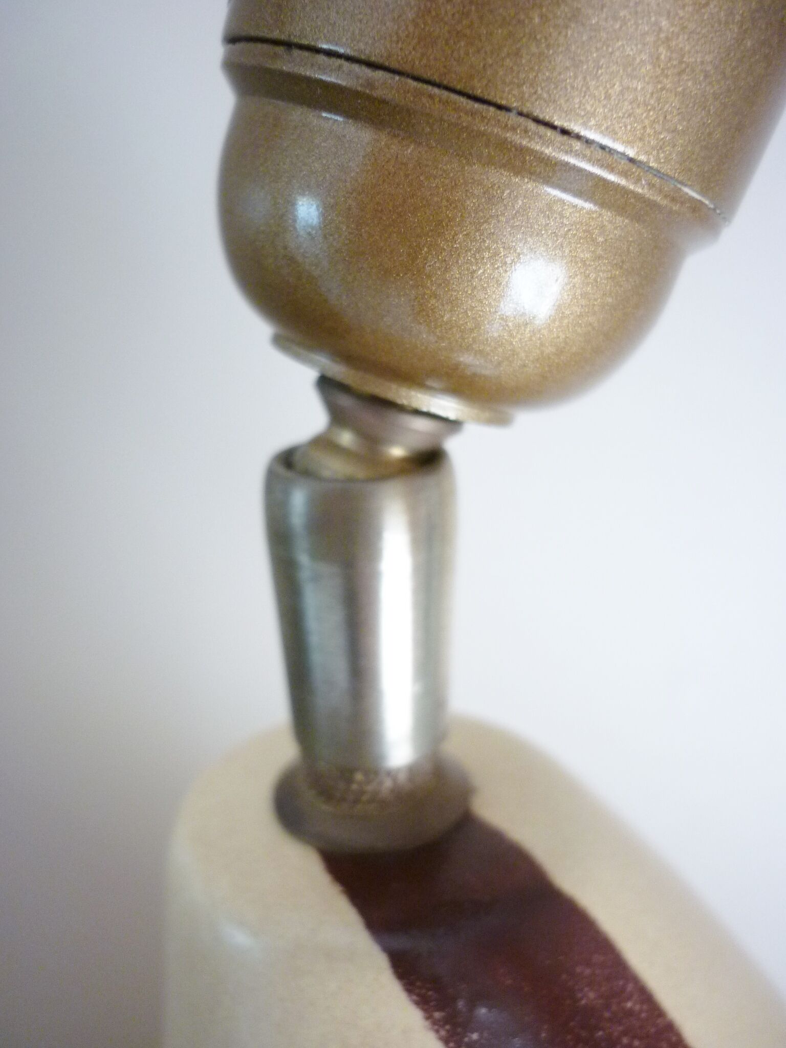 Large table lamp, Louis Drimmer, 70s/80s design, free-form ceramic