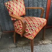 Paire de fauteuils bridge vintage