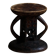 Hardwood stool Tonga (Batonga) carved with geometric patterns, 20th century, 1960s.