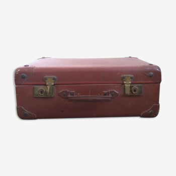 Valise vintage en fibres vulcanisées