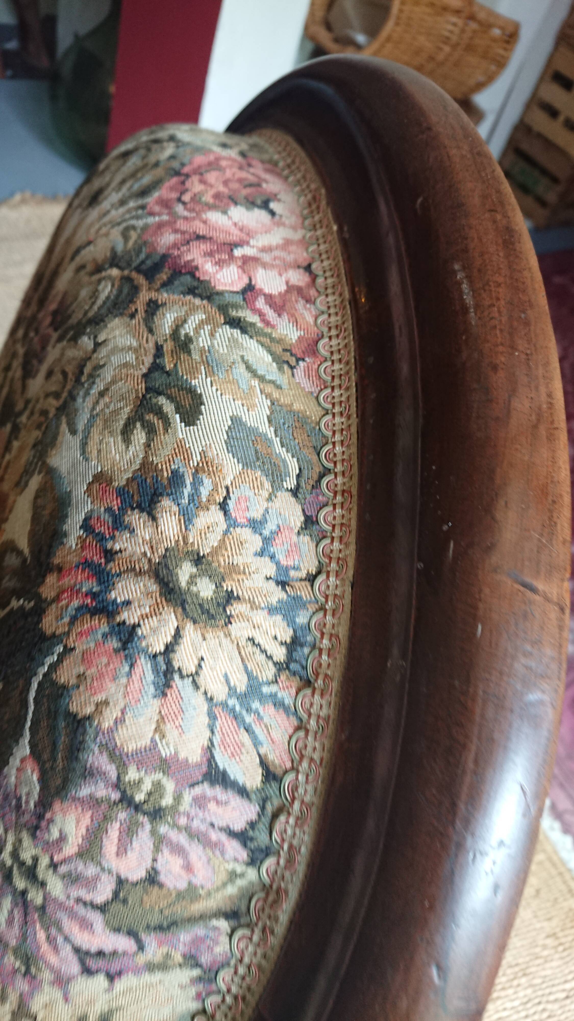 Pair of voltaire armchairs