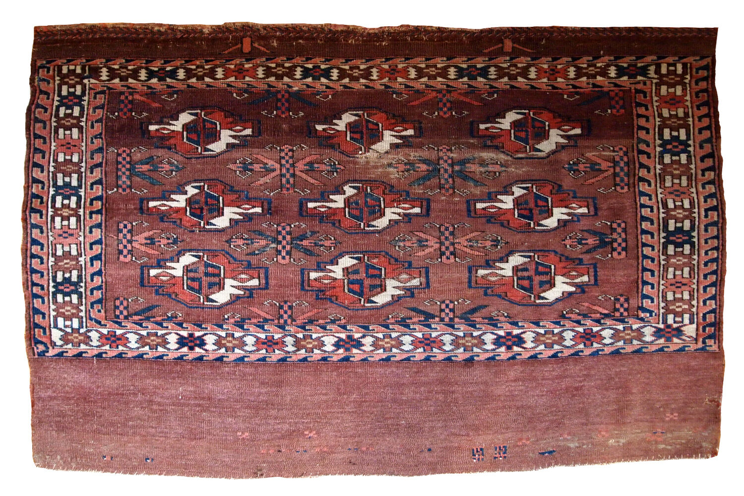 Turkmen Yomud rug done hand 81cmx106cm