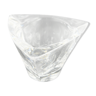 Cendrier triangulaire en cristal