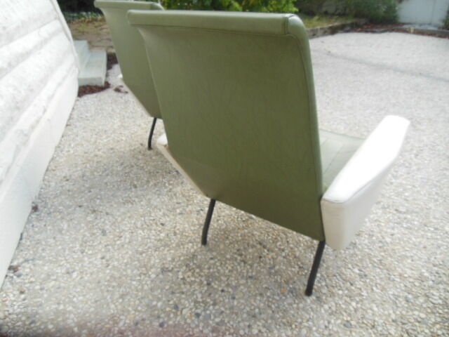 Lot of 2 vintage armchairs