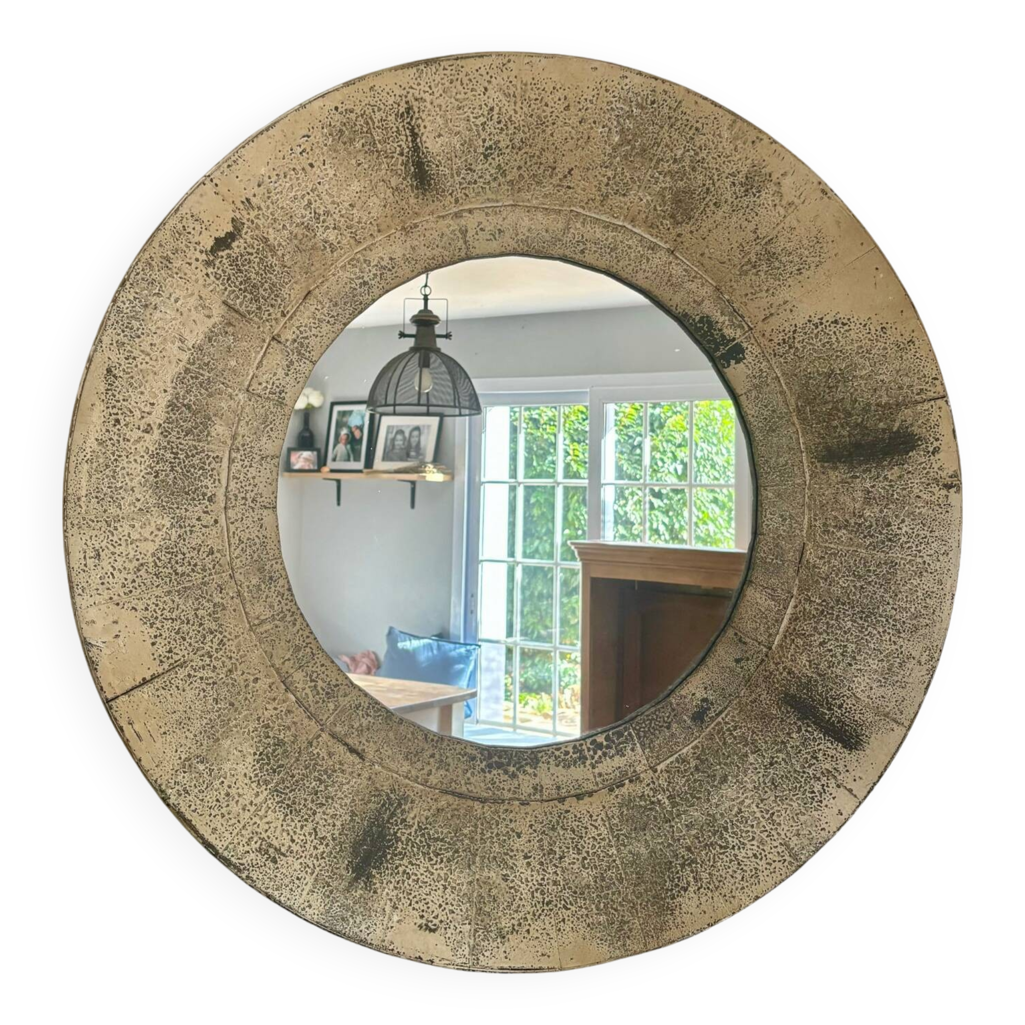 Miroir mural rustique