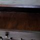 Authentic workshop furniture / Vintage watchmaker's layette in black wood