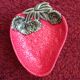 Slip cup - strawberry shape - Portuguese work - 1980s