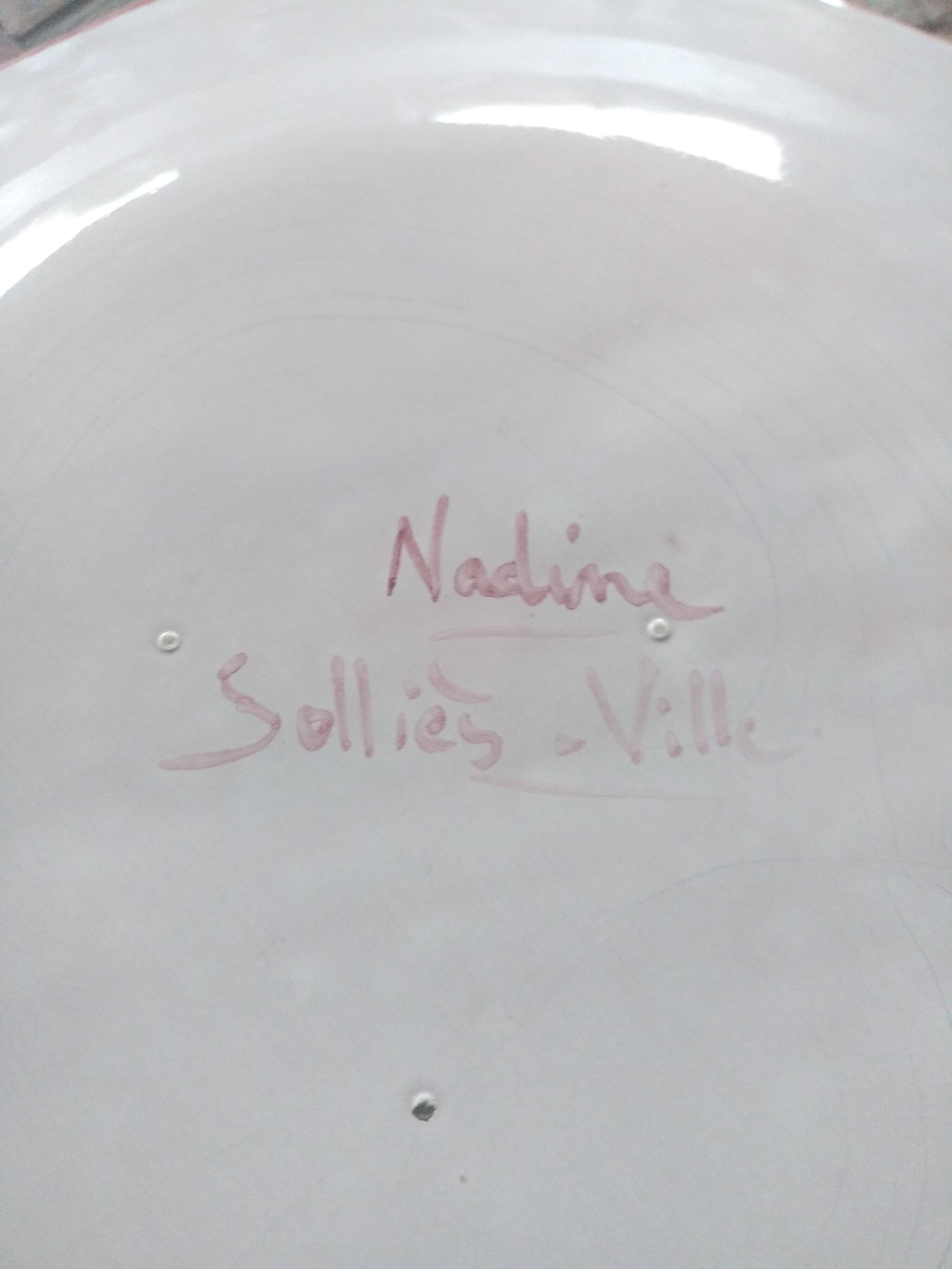 Ceramic plates. 70s/80s Work inspired by the 16th and 17th centuries.