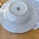 Set of 6 deep plates Crown Dynasty - blue grape cluster design