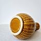 Ceramic "corn grain" pitcher in slip - Vintage
