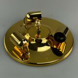 60s 70s lamp Peris Andreu S.A. Riper Plafoniere ceiling lamp Brass Glass
