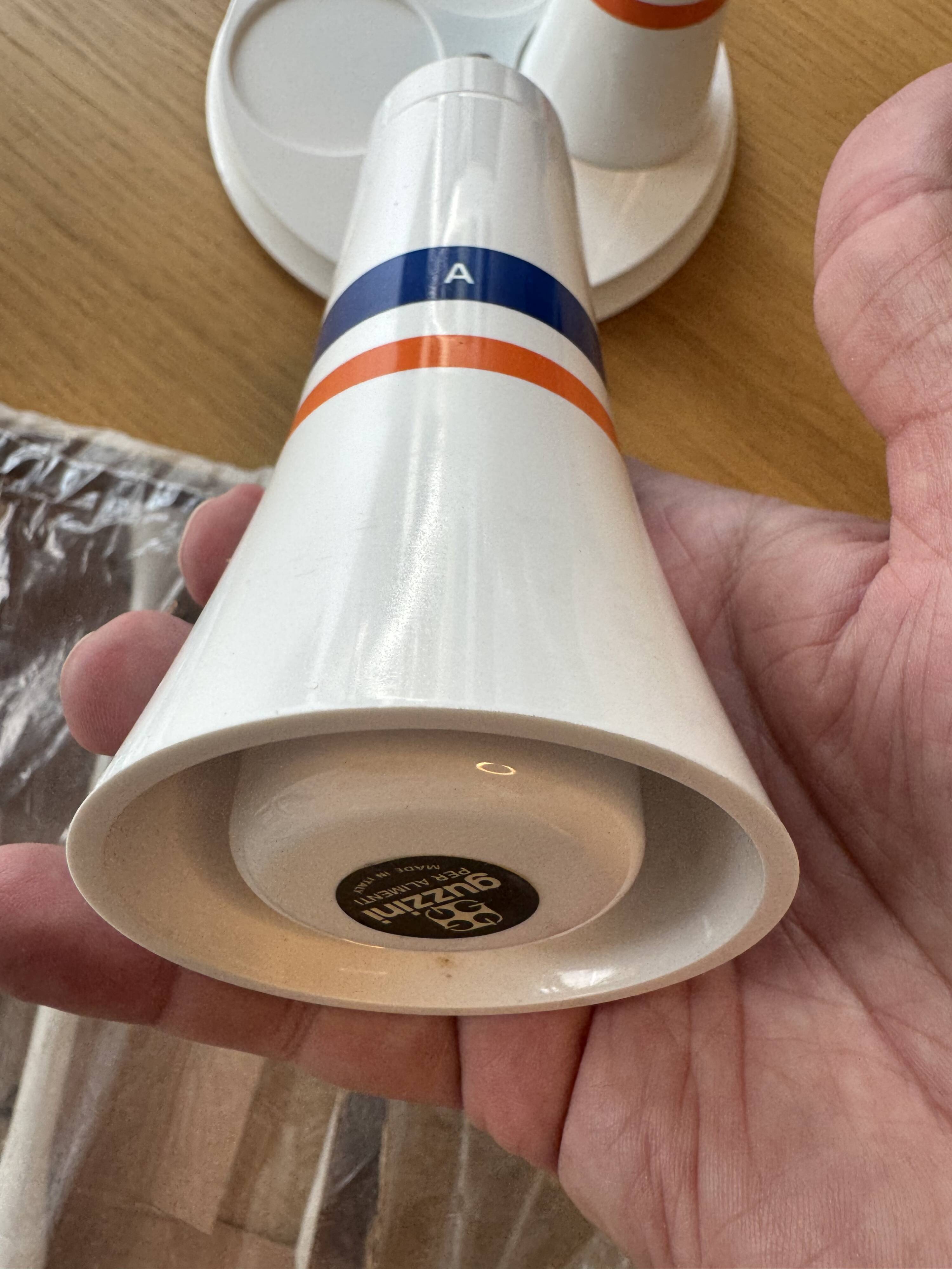 Service à condiments Guzzini “Pagoda”, Italie 1970