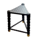 Tabouret vintage tripode