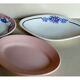 Set of four raviers in old French earthenware
