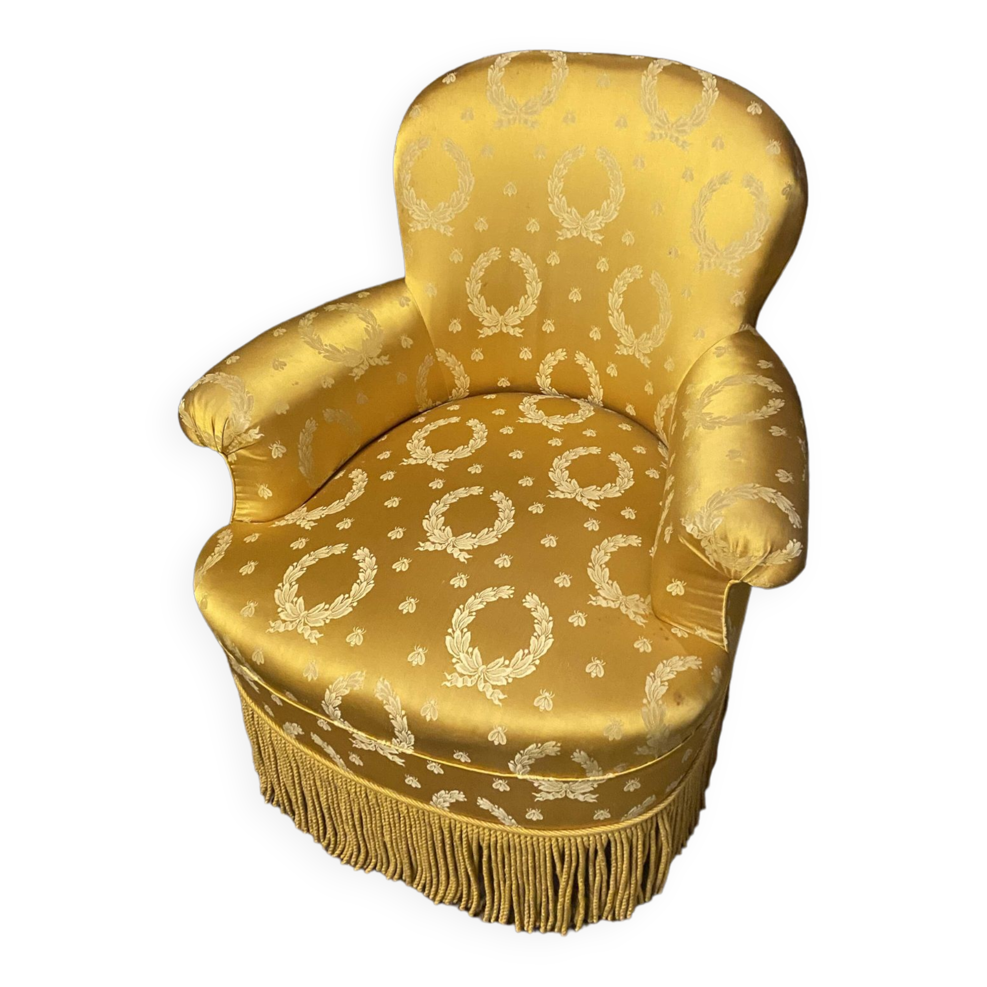 Napoleon 3 shepherdess or toad armchair