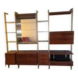 Michel Ducaroy Ligne Roset modular teak bookcase