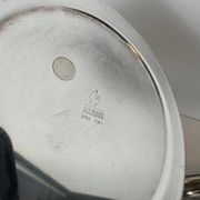 Service à café et à thé en métal argenté Alessi