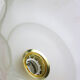 Suspension en verre blanc, vintage