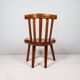 Swedish folk art chair from the 19th century with highly decorative forms.