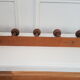 Wooden wall hook