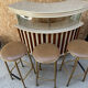 Bar à cocktail vintage en formica