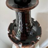 Large brutalist table lamp by Lene Regius, Denmark, 1970s