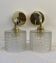 Pair of vintage glass globe wall lights