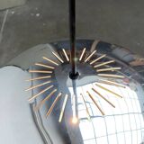 Mid-century Danish suspension light by Jo Hammerborg for Fog & Mørup, 1960s.