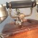 Old phone for 30 years in wood and metal