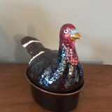 Terrine pigeon signed geo