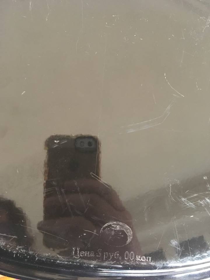 Lot three trays floral pattern hand painted origin Russia