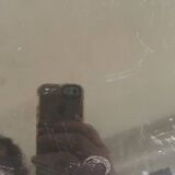 Lot three trays floral pattern hand painted origin Russia