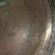 20th century Egyptian tea tray in richly engraved copper or brass