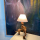 Vintage wood lamp
