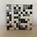 Empty pocket mosaic gray white black
