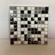 Mosaic grey, white, and black catch-all tray.