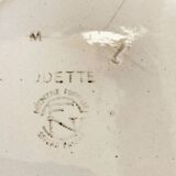 Large art deco dish or salad bowl "Odette"
