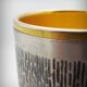 Brutalist metal chalice cup, Spain, 1960s