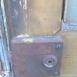 Ancienne porte intérieur vitrée