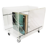 Space-age vinyl record cabinet, Roche Bobois, designed by M. Dumas, France