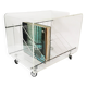 Space-age vinyl record cabinet, Roche Bobois, designed by M. Dumas, France