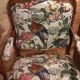 pair of Louis XV style armchairs à la reine