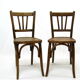 Pair of bistro chairs