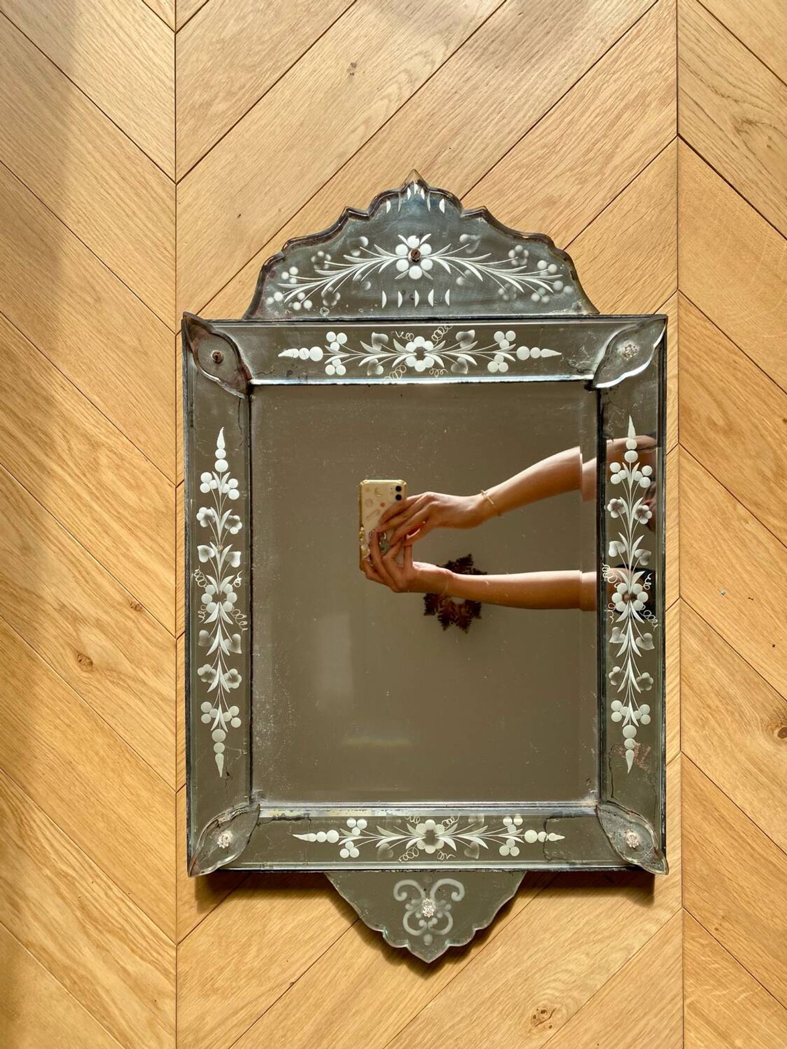 Ancient Venetian mirror