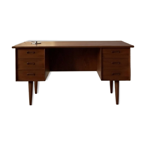 Bureau danois en bois - double